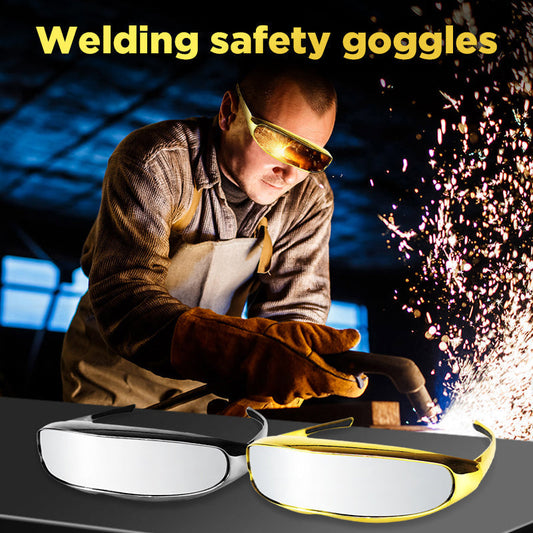 🔥Hot New Products 50% OFF🔥Protective One-Piece Mirror Welding Goggles