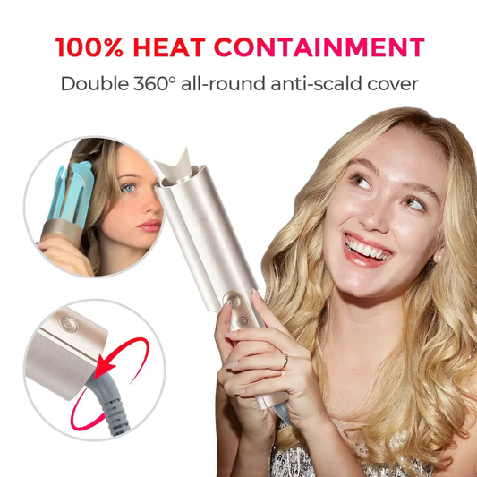 ✨ Automatic Hair Curler - 4 Temperature Settings & Tangle-Free Technology for Salon-Worthy Styling in Minutes 🎄✨