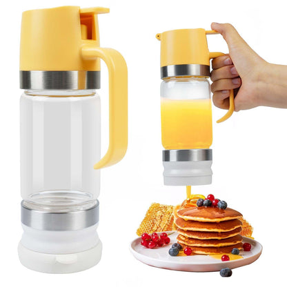 💥LAST DAY SALE 60% OFF🍯✨9oz No-Drip Glass Honey & Syrup Dispenser