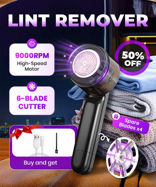 🔥Hot Sale - 50% OFF🎁 2 in 1 Electric Lint remover