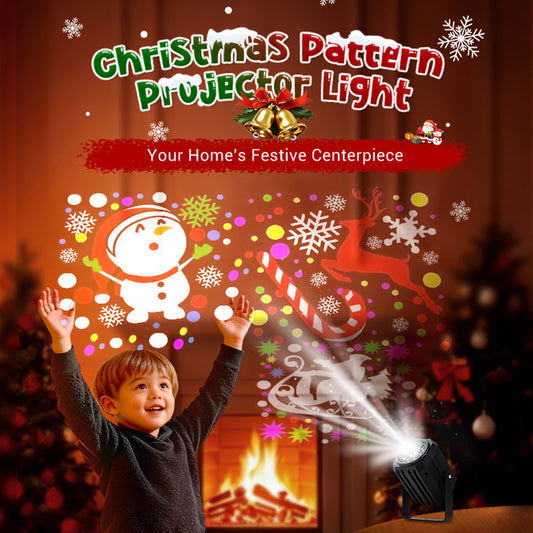 🔥50% OFF🎅Rotating LED Christmas Pattern Projector Light