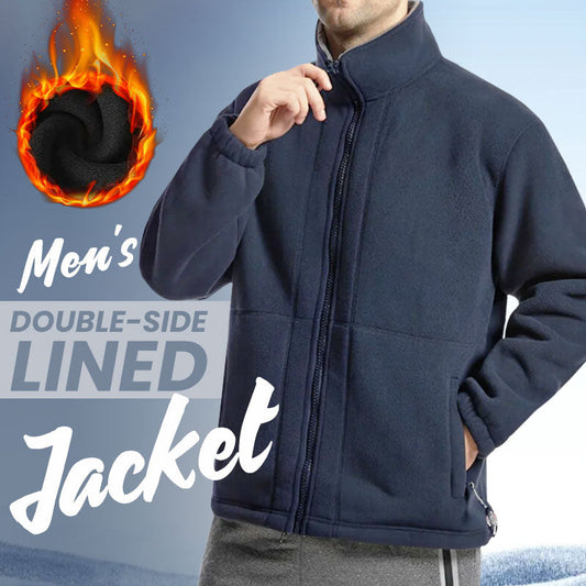 🔥Winter Hot Sale🔥Free Shipping - Men's Double Face Fleece Jacket (70% OFF)