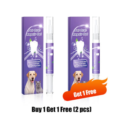 🥇BUY 1 GET 1 FREE🔥Pet Oral Repair Gel Toothbrush 🐱🐶