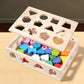 🔥5 In1 Montessori Wooden Toys Color Shape Cognition Blocks Matching Sorting Game Beaded Early Educational Toys Gift for Children
