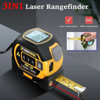 🔥New Best Seller 50% OFF⏳3-In-1 Infrared Laser Tape Measuring