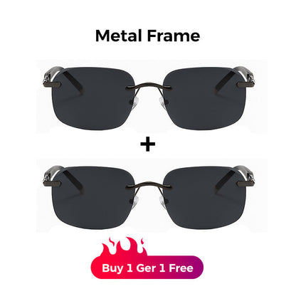 🔥Buy 1 Get 1 Free🎁Men's Stylish Frameless High Definition Polarized Sunglasses