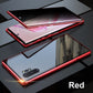 📱"Supports fingerprint unlock👆🔓Magnetic phone case with privacy screen for Samsung S21-S25 series