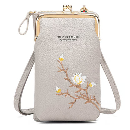 🔥2025 Hot Sale 50% OFF🔥Women Sling Cross-Body Wallet with Mobile Cell Phone Holder