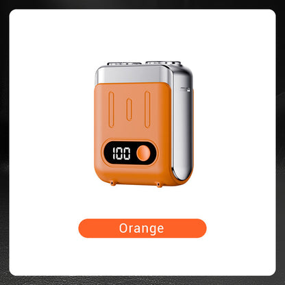 ✨ Men's Portable Mini Rotary Electric Shaver - 3D Floating Heads & Wet/Dry Use for Smooth Shaving Anywhere 🔋🌀