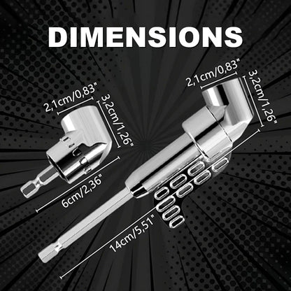 🔧105-Degree Right-Angle Drill Adapter