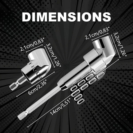 🔧105-Degree Right-Angle Drill Adapter