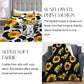 Soft Cozy Sunflower Cow Print Blanket for All Season