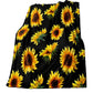 Soft Cozy Sunflower Cow Print Blanket for All Season