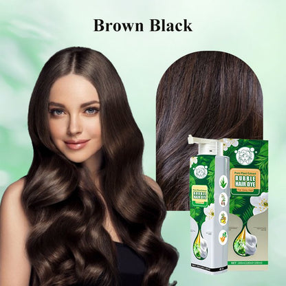 Pure Plant Extract Bubble Hair Dye For Gray Hair🔥Limited time buy more get more free offer🔥