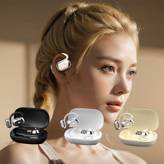 ✨Limited Time Offer✨HiFi Comfortable Bluetooth Ear Hook Headphones with Adjustable Wire🎧