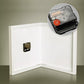 No-Drill Minimalist Double-Sided Wall Clock Set