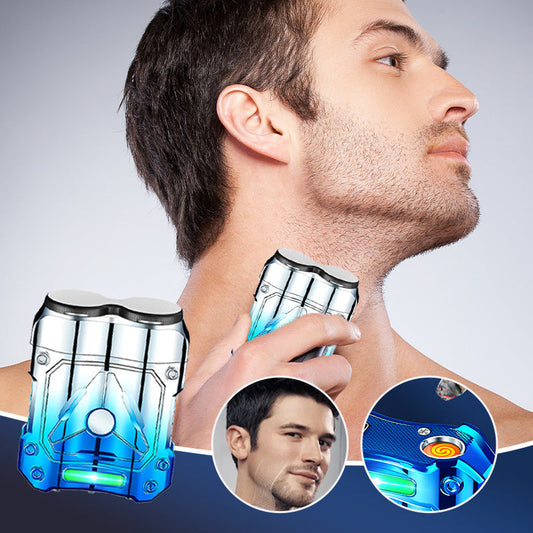 🔥Hot Sale 80% OFF🔥Portable Rechargeable Razor With Ignition & Tri-Color Lights