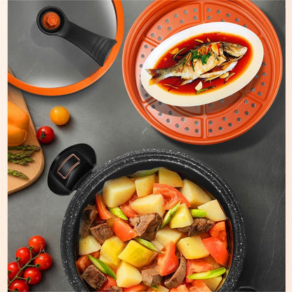 💯2025 HOT SALE 🔥Large Capacity McRib Stone Micro-Pressure Cooker