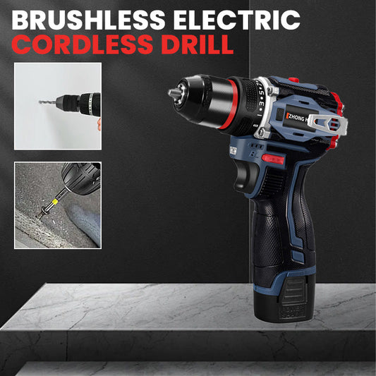 🧰Powerful brushless electric drill with multiple speeds (28-piece set)