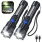💥LAST DAY SALE 50% OFF💥Outdoor lighting white laser flashlight with cob warning side work light
