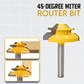 🎁HOT SALES ⏳Heavy-Duty 45 Degree Lock Miter Bit – For Flawless Woodworking Joints