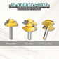 🎁HOT SALES ⏳Heavy-Duty 45 Degree Lock Miter Bit – For Flawless Woodworking Joints