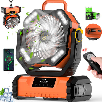 🔥Hot Sale 50% OFF🎁Portable Oscillating Fan with Remote Control