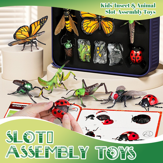 🐞 Insect & Animal Slot-Assembly Toys🎄🎁