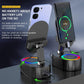 2025 Upgraded Cell Phone Stand with Induction Speaker/Power Bank/Atmosphere Light