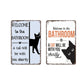 🔥Cute Cat Bathroom Decor Sign