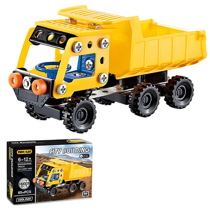 🔥Kids DIY Metal Construction Truck Building Kit