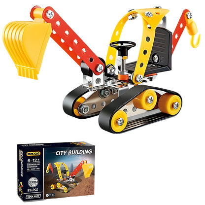🔥Kids DIY Metal Construction Truck Building Kit