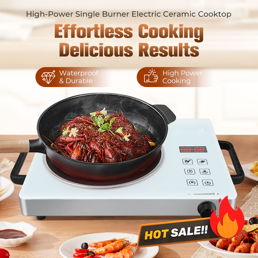 🔥High-Power Single Burner Electric Ceramic Cooktop