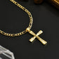 ⏰LAST DAY - BUY 1 GET 1 FREE!✝️Gold-Tone Crucifix Pendant Necklace
