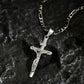 ⏰LAST DAY - BUY 1 GET 1 FREE!✝️Gold-Tone Crucifix Pendant Necklace