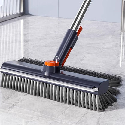 3-in-1 Floor Scrub Brush with Long Handle
