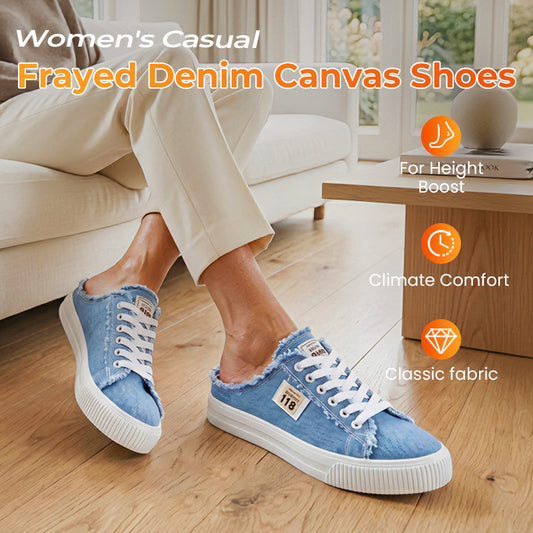 🎁2026 New Arrivals 50% OFF💥👖Women's Denim Mule Trainers – Easy Slip-On, Comfortable Sole & Perfect for a Casual Summer Look ☀️